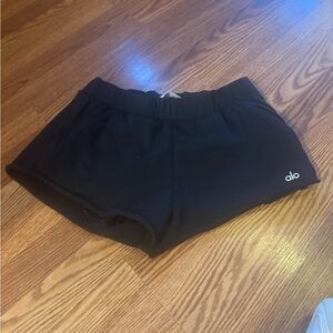 ALO Yoga Women's Athletic Black Shorts